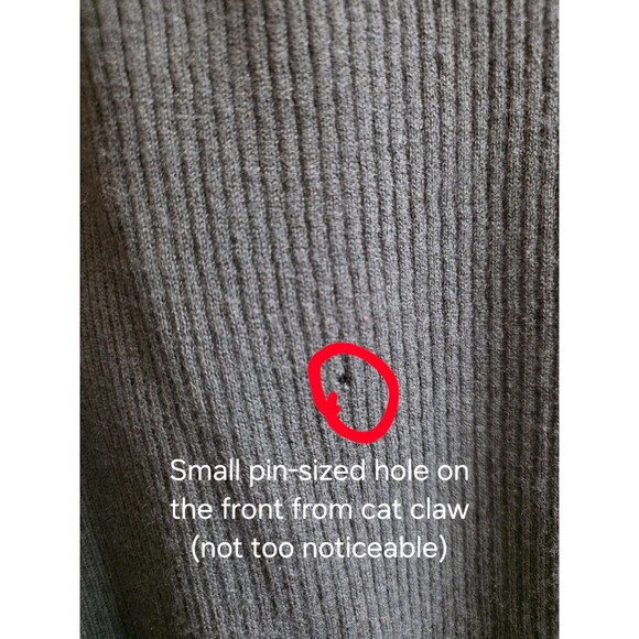 Ministry of Supply Atlas Merino Wool Blend Crew Neck Sweater - Gray Size Med - Picture 3 of 6